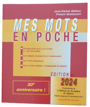 Dictionnaire Officiel du Scrabble ODS 9 - FSSc - Fédération Suisse de  Scrabble