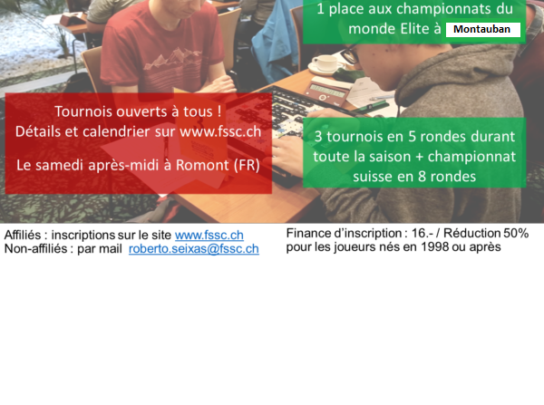 Circuit de Scrabble Classique 2024: inscrivez-vous pour le 27 janvier et le 17 février!